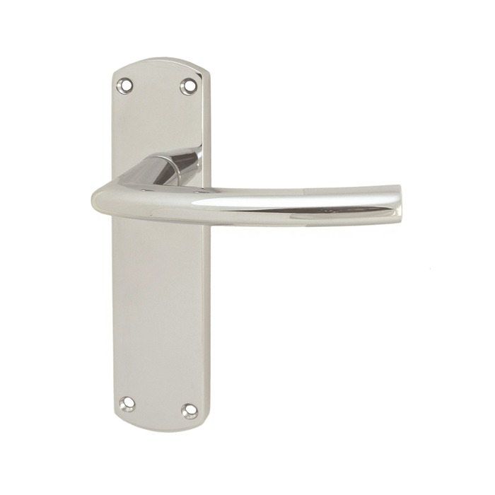 Dos Lever Door Handle on Various Backplates